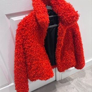 River Island cropped knitted wool jacket